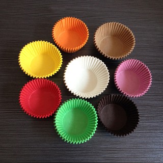 Cup giấy nến nhỏ lót socola, bánh quy
