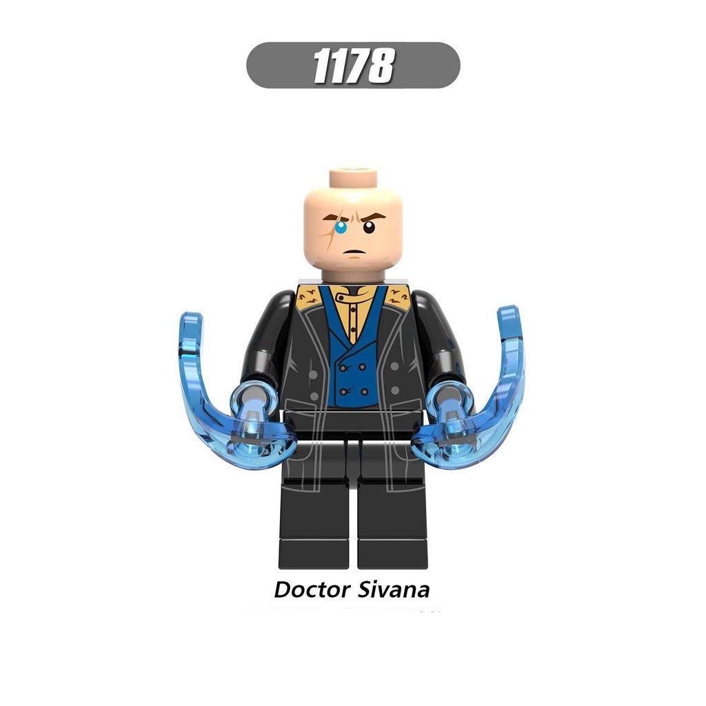 Mô Hình lego Nhân Vật shazam darla dudley ferddyfreeman doctor sivana black adam mary marvel