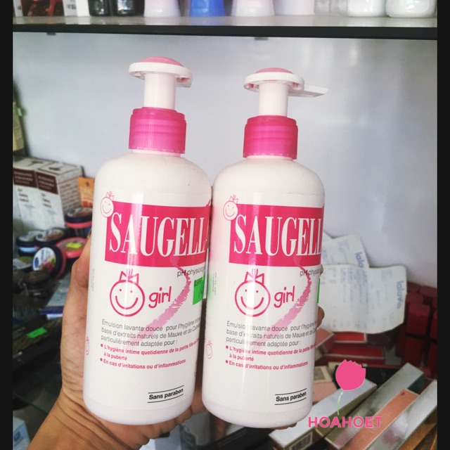 [Chính hãng] Dung dịch vệ sinh bé gái  SAUGELLA 200ML Pháp(dành cho bé gái từ 3 tuổi đến tuổi dậy thì) VS04