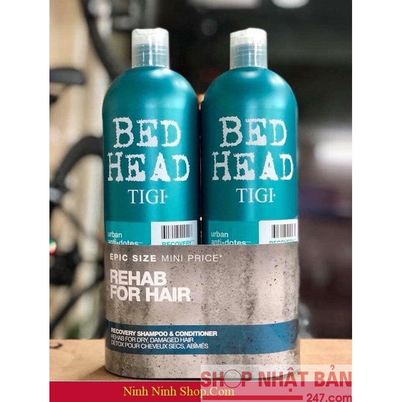Cặp gội xả Tigi Bed Head 750ml hàng UK