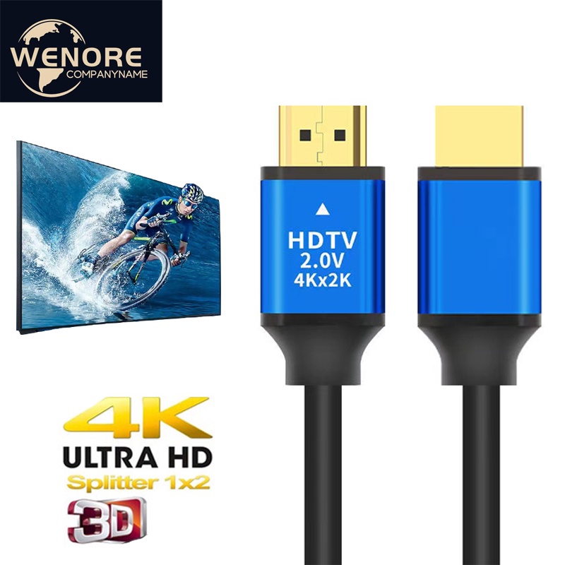 Cáp HDMI 2.0 dài 1m đến 10m chất lượng hình ảnh sắc nét lên tới 4K HD hỗ trợ 3D IMAX màn hình lớn