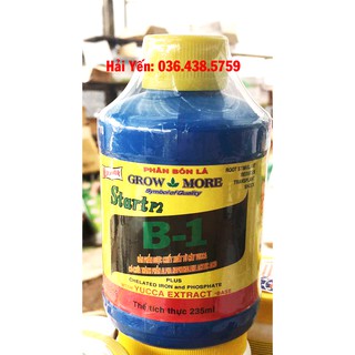 Phân Bón Lá  Vitamin B1 Growmore Chai 235ml
