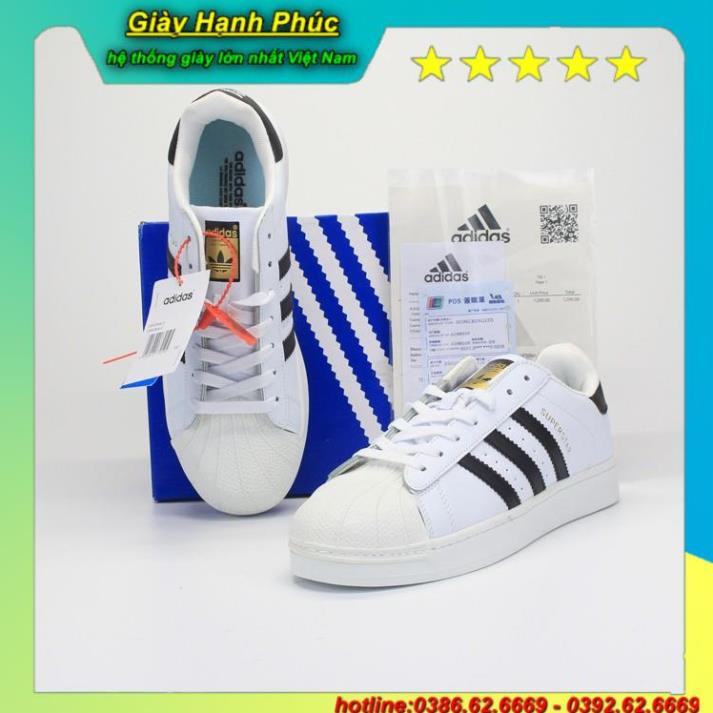 [FREE SHIP]  🔥giày thể thao sneaker 🔥Adidas Superstar OG 'Vintage White 🔥cao cấp đủ phụ kiện dành cho cả nam và nữ