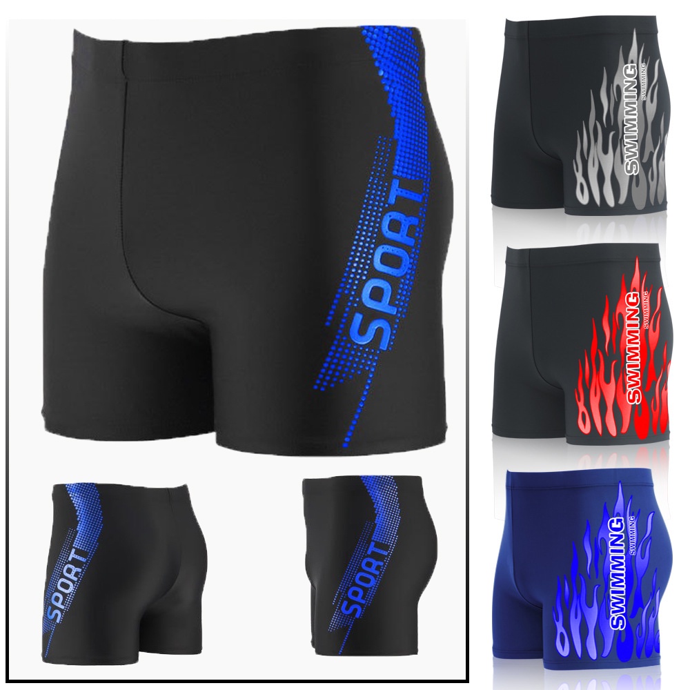 Quần bơi Boxer ngắn cỡ lớn 45-100kg cho nam | BigBuy360 - bigbuy360.vn