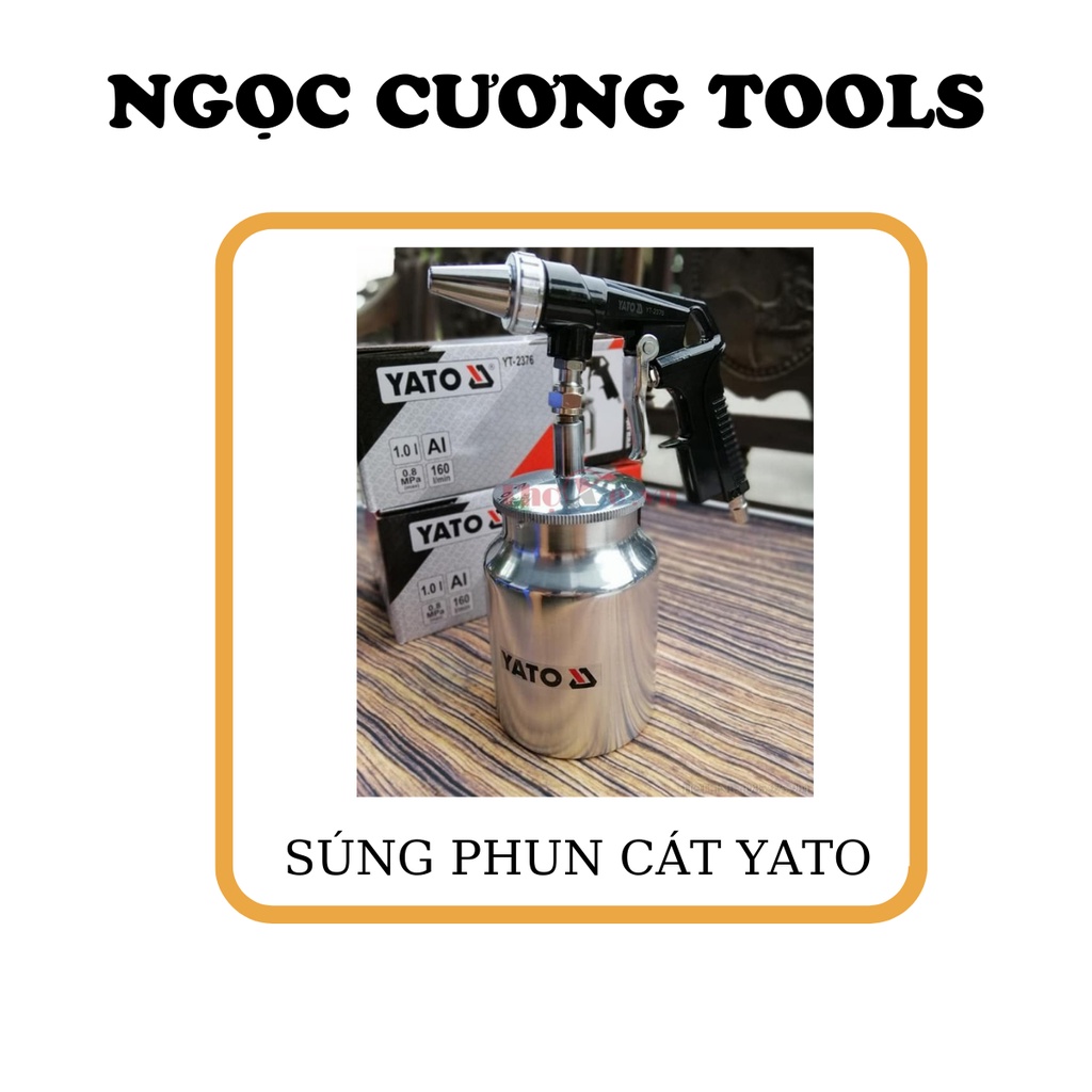 Súng Phun Cát Yato Cầm Tay 1L Chính Hãng 100%