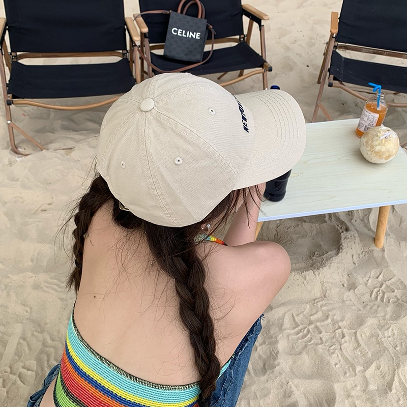 Mũ Lưỡi Trai Chống Nắng In Chữ Phong Cách Hàn Quốc Dễ Phối Đồ Thời Trang Xuân Hè Cho Nam Và Nữ