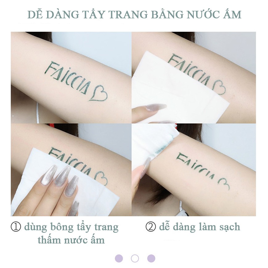 Bút kẻ mắt nước Faicia ❤️FREESHIP❤️ cây kẻ mắt không trôi, bút kẻ lông mày không lem, chì kẻ mắt 12 màu khô nhanh.