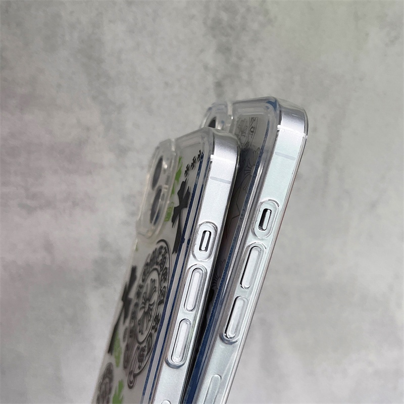 Ốp Điện Thoại Chống Sốc In Logo Chrome Hearts Cho iPhone 13 Pro Max 12 11 X Xs Max Xr SE2 7 8 Plus