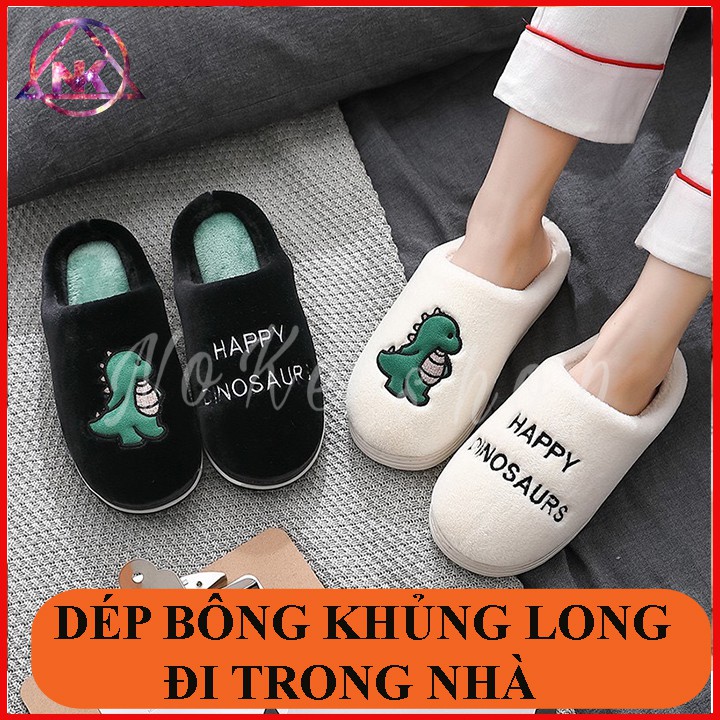 DÉP BÔNG KHỦNG LONG, DÉP BÔNG ĐI TRONG NHÀ, DÉP ĐI TRONG NHÀ KHỦNG LONG