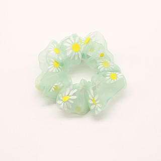 Dây Buộc Tóc Scrunchies Hoa Cúc