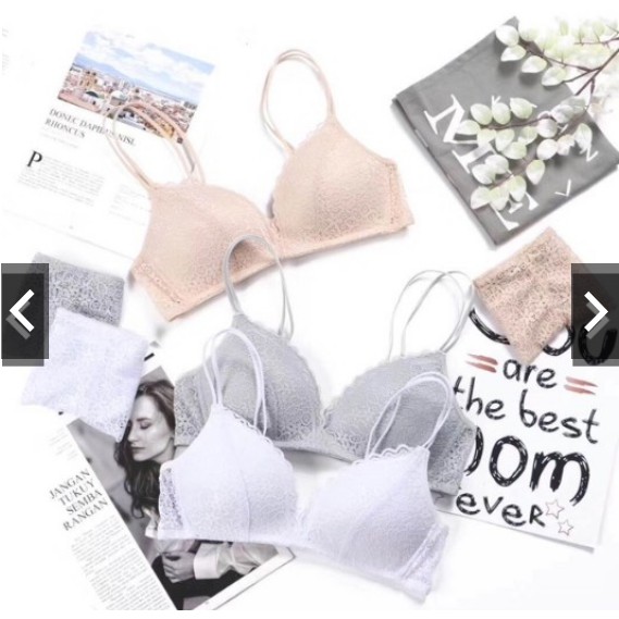 Áo Lót Đúc Ren Không Gọng Đệm Mỏng Siêu Đẹp AL16