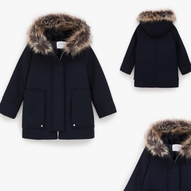Áo Khoác Dạ Zara new tag size 11-12y