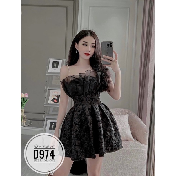 đầm bigsize dự tiệc 2s phối 55kg-90kg🎀🎀🎀