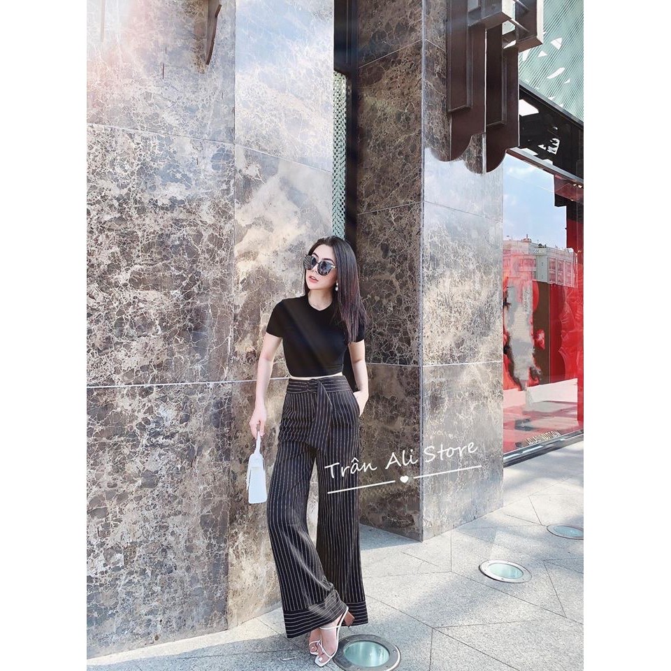 áo croptop cộc tay chất zip cotton cá tính
