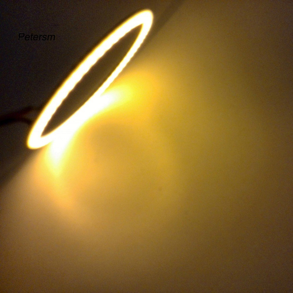 Bộ 2 đèn LED COB 9-14V kích thước 3.5 x 3.5 x 3.5cm sử dụng cho xe hơi