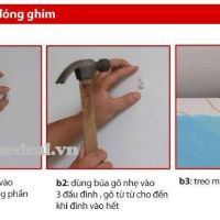 Combo 10 đinh 3 chân treo đồ
