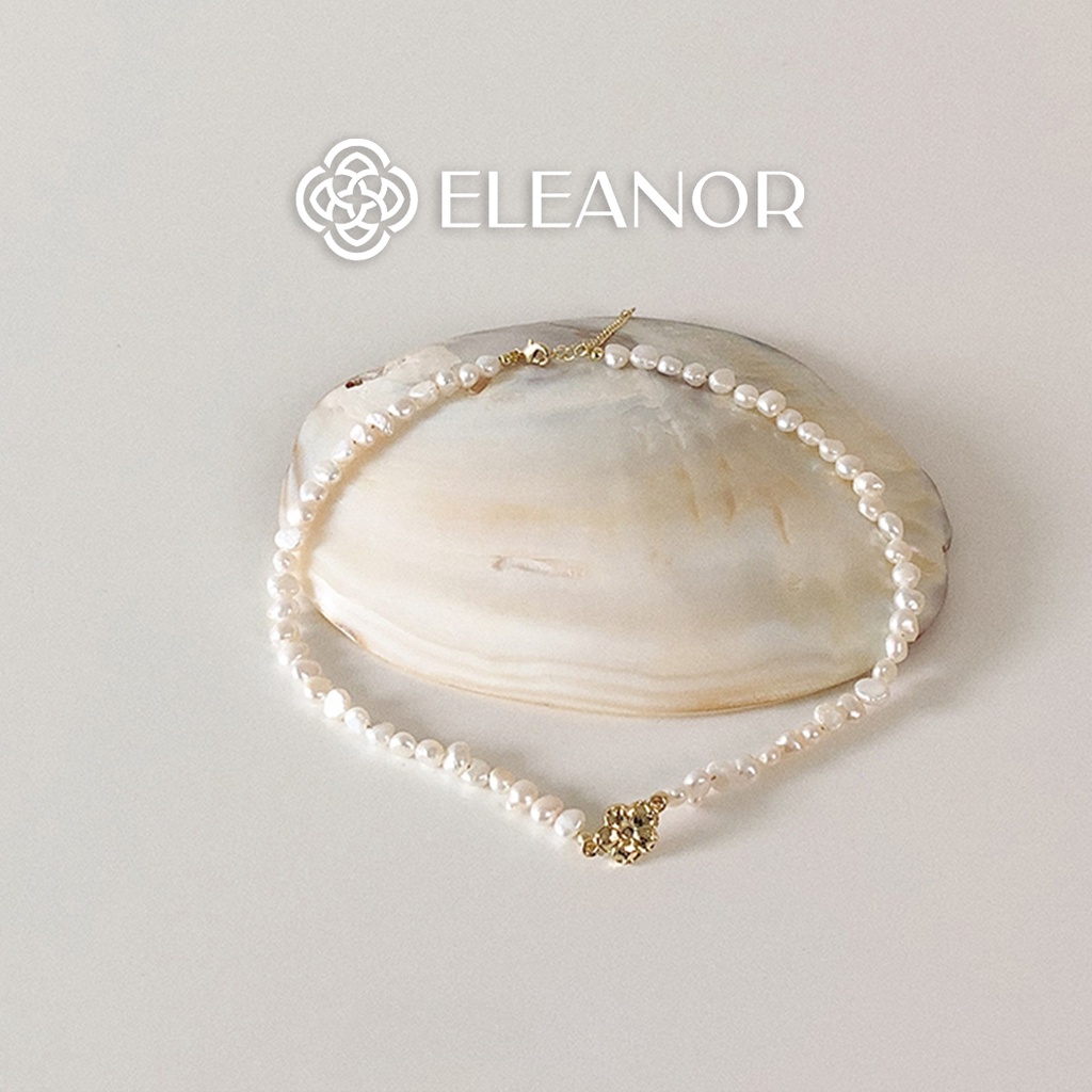 Dây chuyền nữ Eleanor Accessories chuỗi hạt ngọc trai nhân tạo phụ kiện trang sức dáng dài