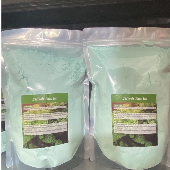 1kg Mặt nạ bạc hà, hoa hồng collagen