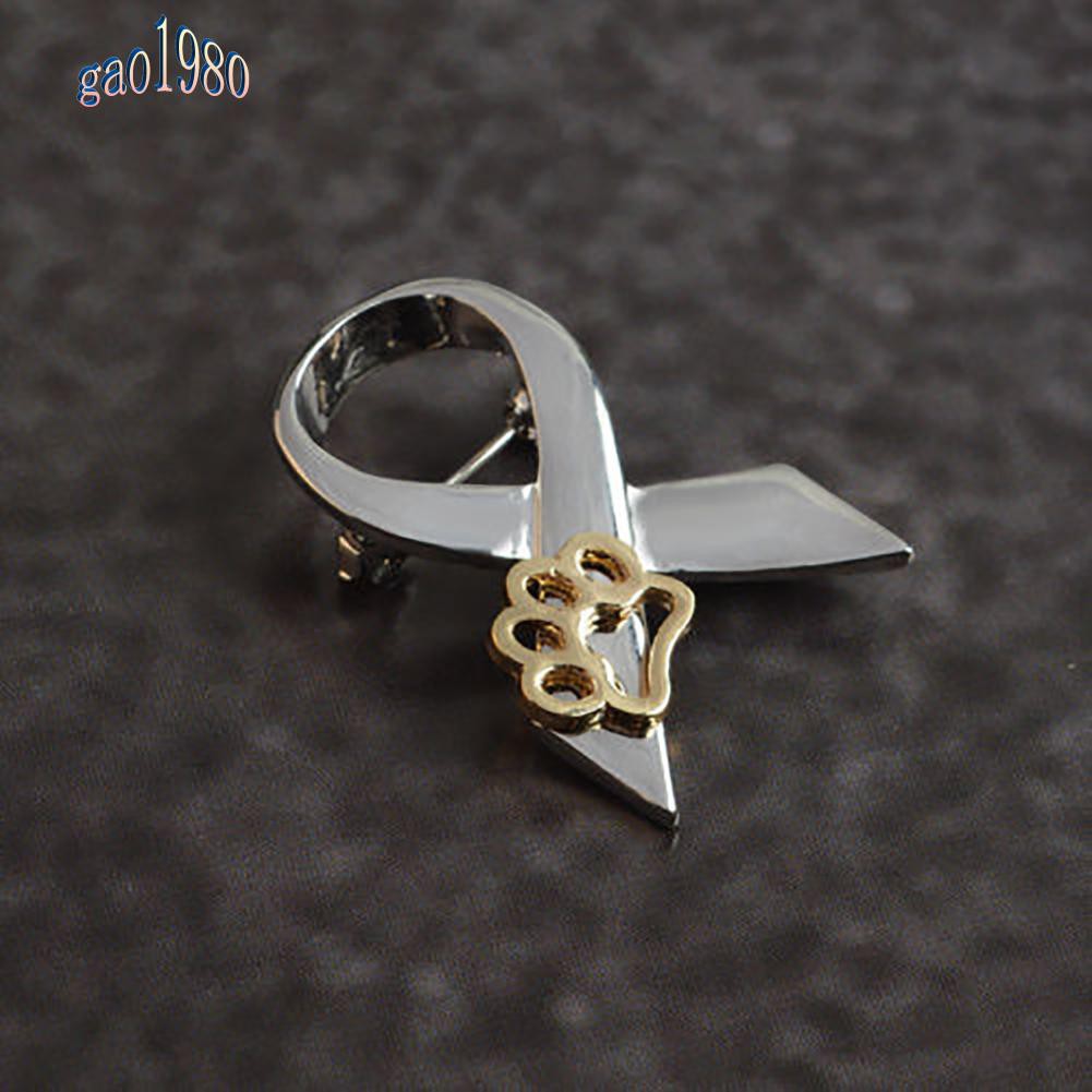 Ghim CàI ÁO HìNh DấU Chân CúN ĐíNh Kim Cương Giả ThờI Trang Cho Nữ