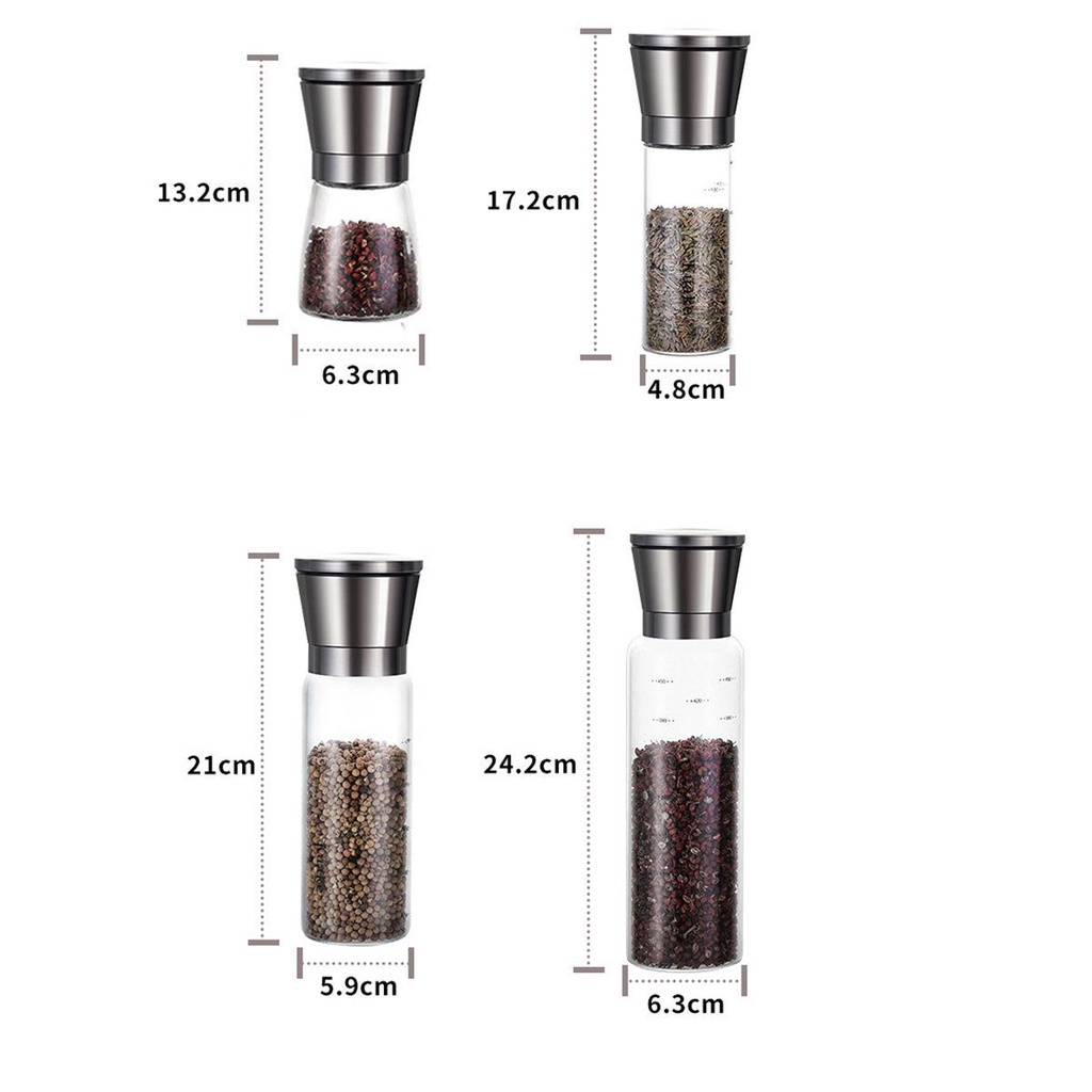 Dụng Cụ Xay Tiêu / Muối Chất Liệu Inox Dùng Cho Nhà Bếp