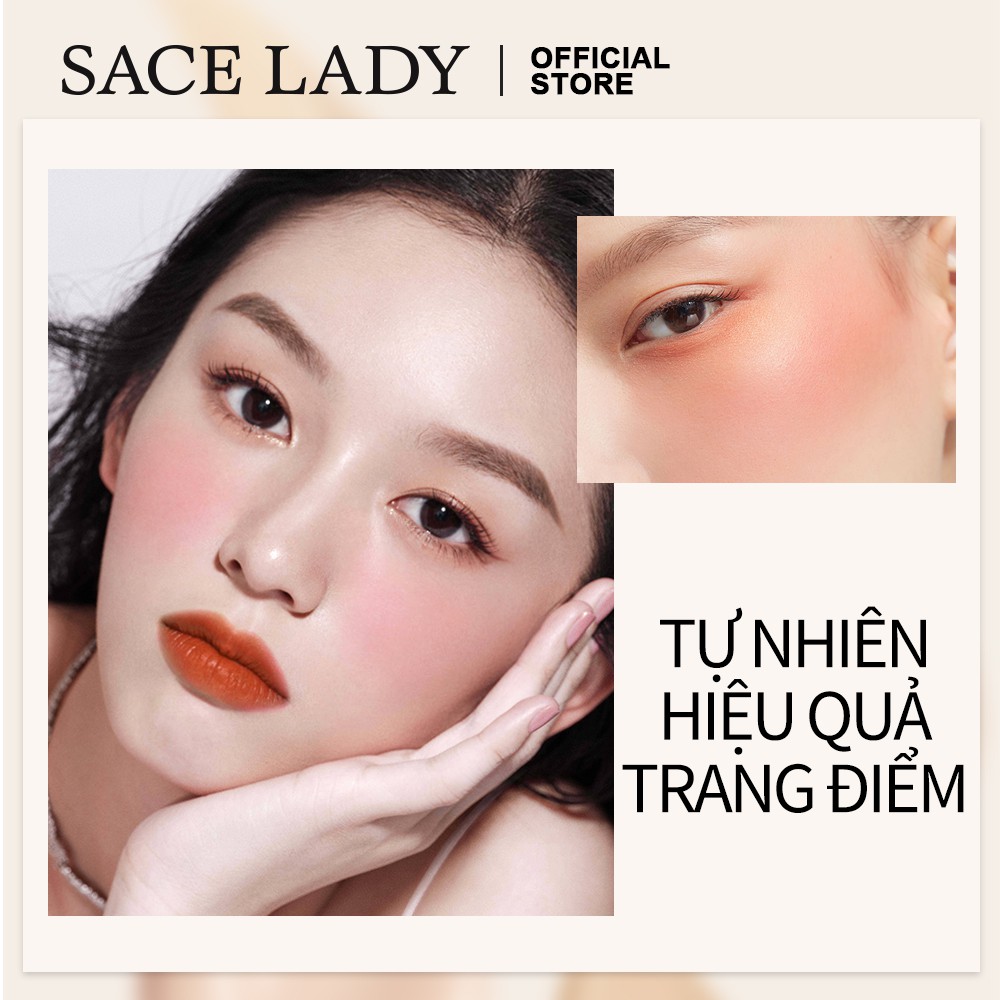 Kem má hồng SACE LADY dạng lỏng khối lượng nhẹ trang điểm phong cách Hàn 4ml