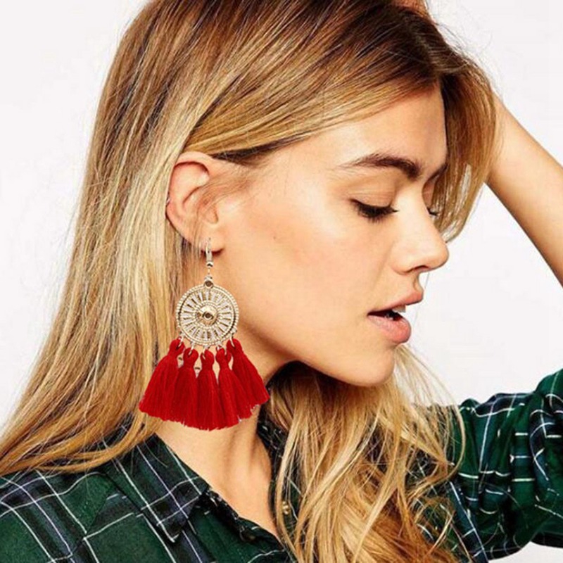 Khuyên Tai Tua Rua Hình Hoa Hướng Dương