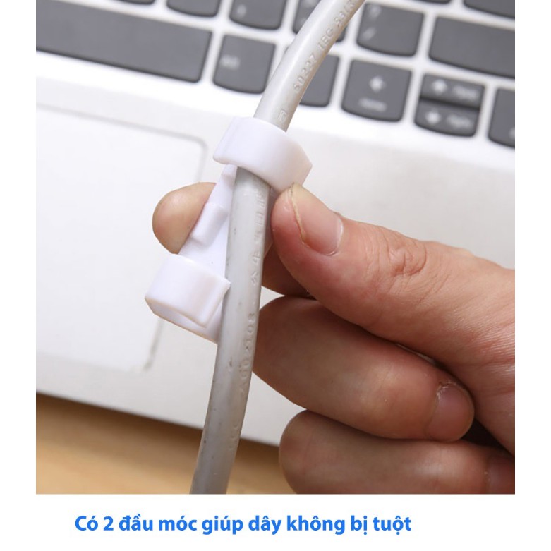 Nẹp Dây Điện Dán Tường, 20 Nẹp Dây Điện Chống Rối (Loại I)