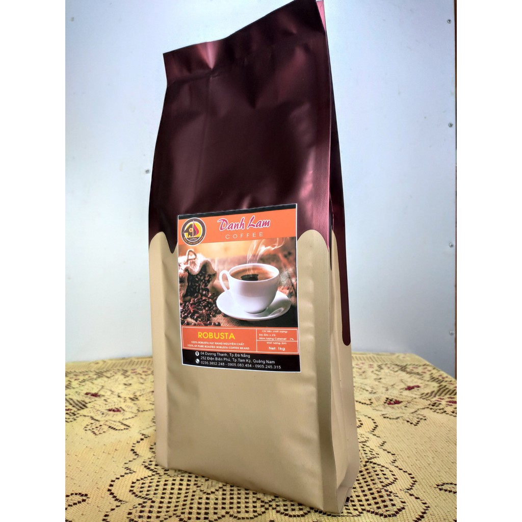 1KG Cà phê nguyên chất Robusta - Coffee Danh Lam