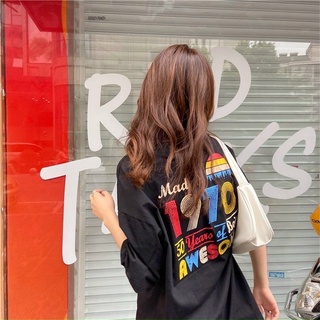 Áo thun unisex form rộng nam nữ - 1970s