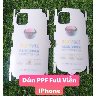 Combo Miếng dán PPF chống xước mặt trước mặt sau cho iphone 11 IPhone 11 Pro Max