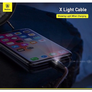 Cáp sạc nhanh S8/S8+,S9/S9+, Note8,Note9 Chuẩn BASEUS X-Shaped Light