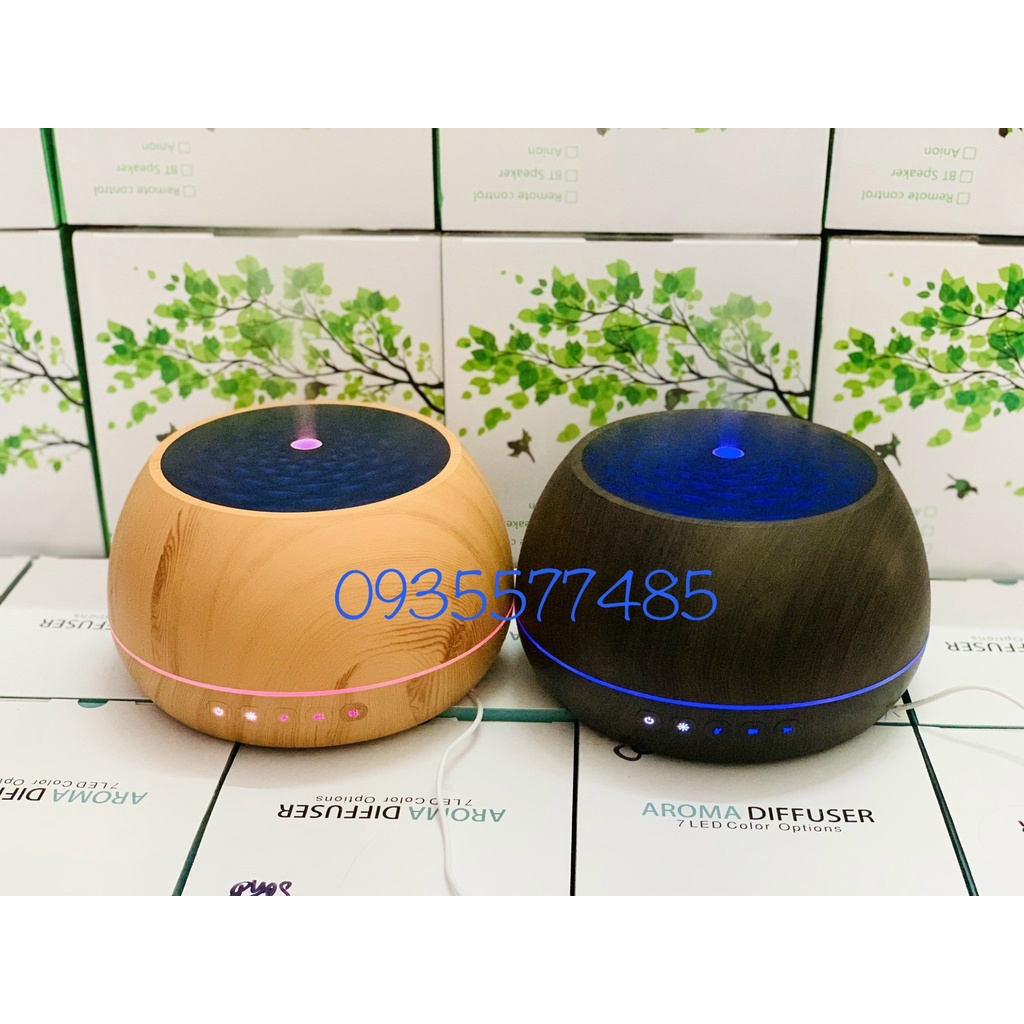 Máy Xông Tinh Dầu Loa Bluetooth 1000ml BH18T Có remote điều khiển