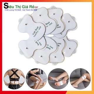 Bộ 24 miếng dán massage xung điện rẻ, bền dành cho máy massage vật lý trị liệu ( miếng dán mát xa )