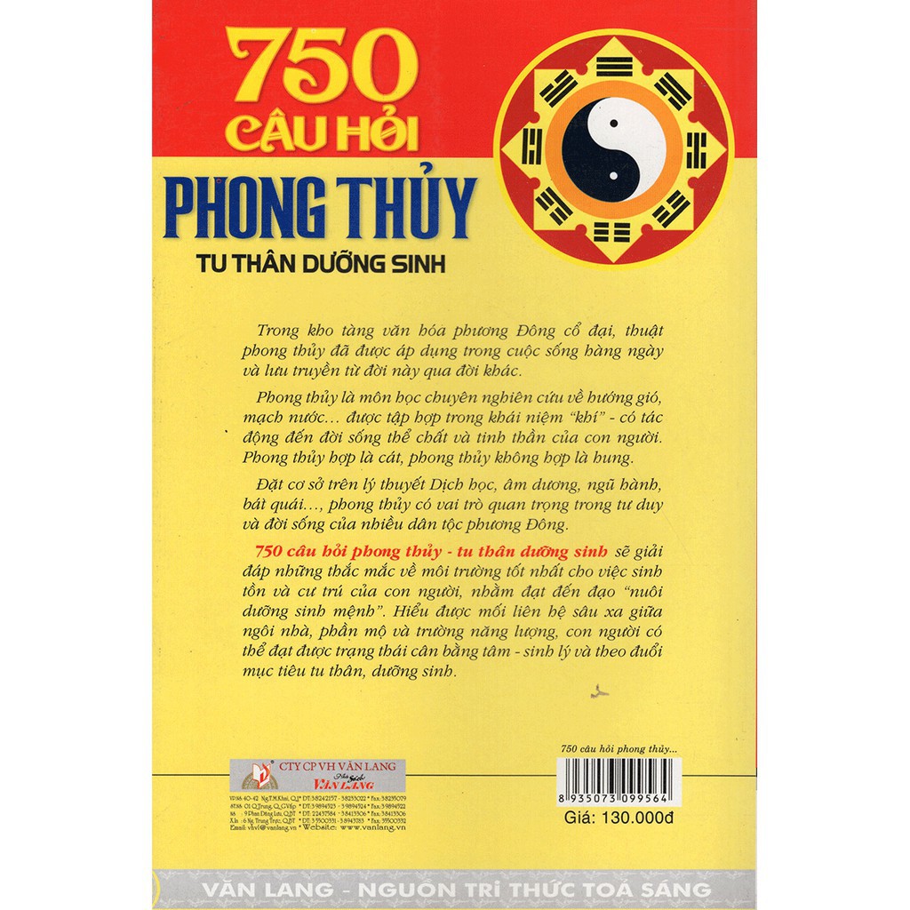 Sách - 750 Câu Hỏi Phong Thủy Tu Thân Dưỡng Sinh Gigabook