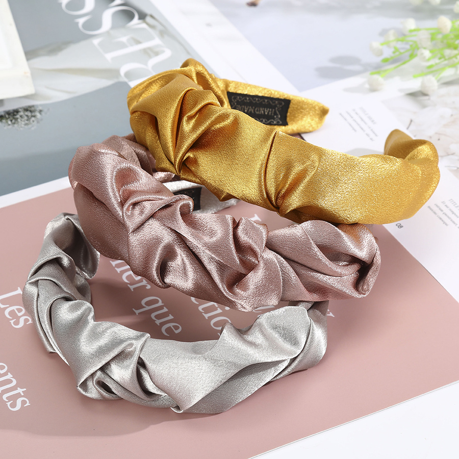 Cài Tóc Vải Satin Màu Trơn Tinh Tế Thời Trang Cho Nữ