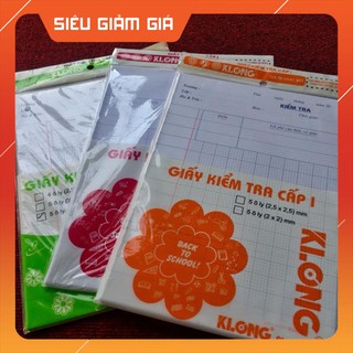 Giấy kiểm tra 5ly to klong - khách sỉ ib