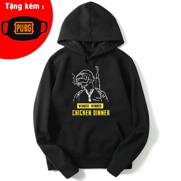 [RẺ VÔ ĐỊCH] [PUBG] ÁO HOODIE PUBG UNISEX  tặng kèm bịt mặt PUBG cực ngầu