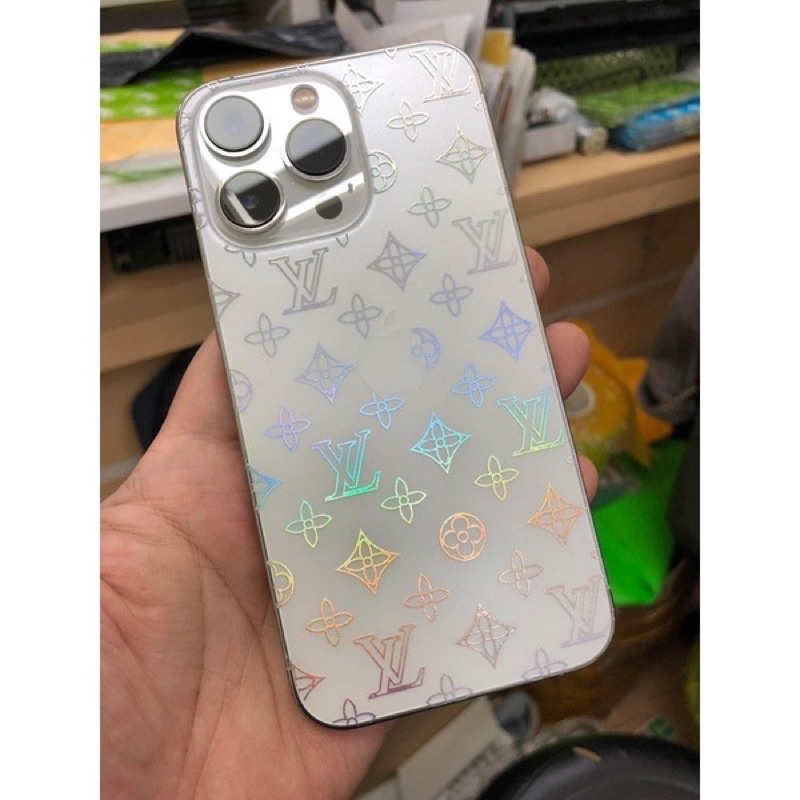 Miếng dán PPF chống va đập LV 7 màu cho iPhone 6 đến 14 Promax