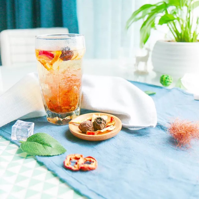 Trà ô mai râu bắp