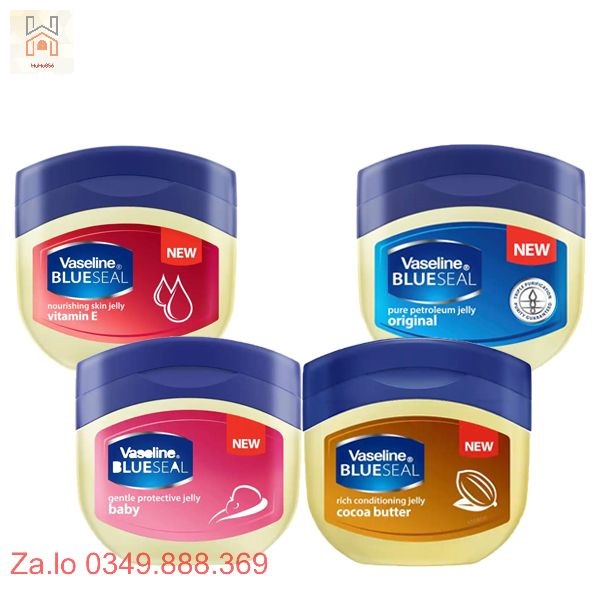 Sáp Nẻ Dưỡng Ẩm Vaseline Blueseal 50ml, 49g