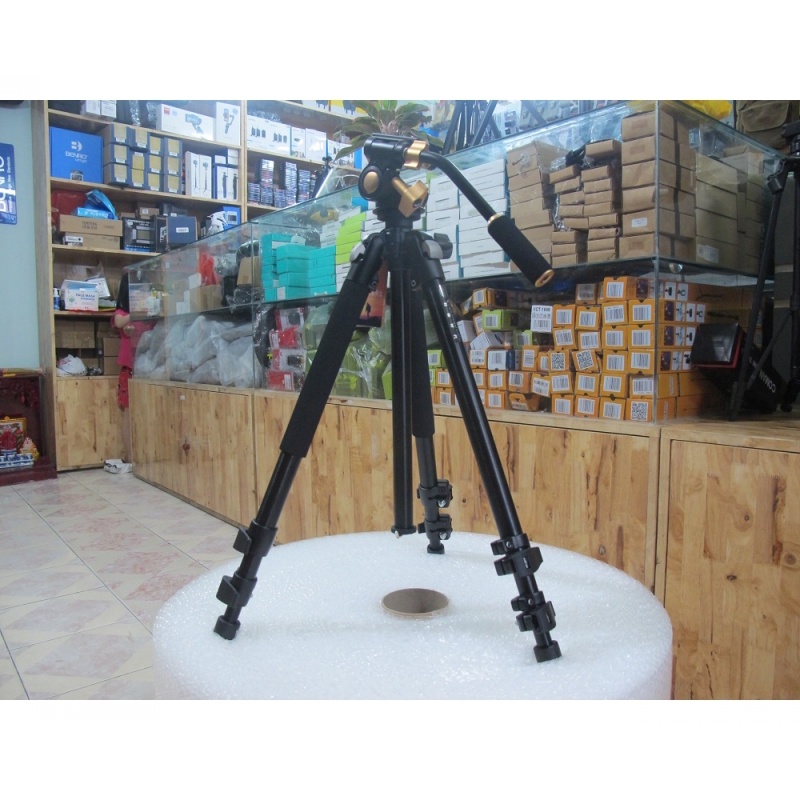 [Mã 155ELSALE giảm 7% đơn 300K] CHÂN MÁY ẢNH TRIPOD BEIKE Q-301V- CÓ TAY QUAY