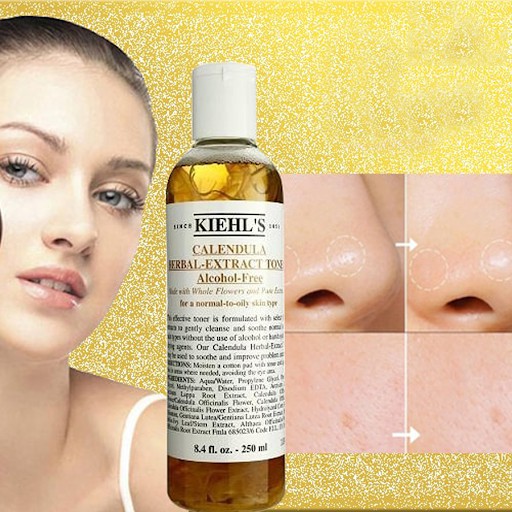 [ shop mới ưu đãi ]  (250ml) Toner Hoa Cúc và dưỡng ẩm Kiehls - làm mềm da, chống oxy hóa  – vị cứu tinh cho da dầu mụn