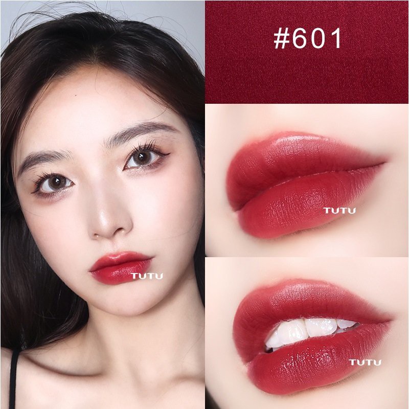 Son Thỏi Siêu Lì Mịn Môi TUTU AROMA Little Blue Lipstick- Thỏi Vuông #601