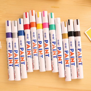 Bút paint marker bút đánh dấu (có 4 màu: nâu,tím,cam,hồng) bút sơn