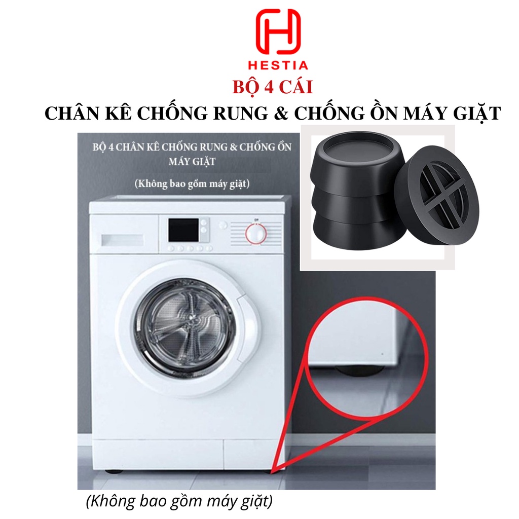 Chân Đế Chống Rung, Đệm Chống Rung Máy Giặt Hestia Nguyên Khối