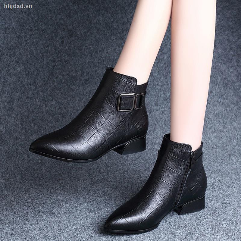 Giày Bốt Cổ Thấp Da Mềm Thời Trang 2020 Cho Nữ | BigBuy360 - bigbuy360.vn