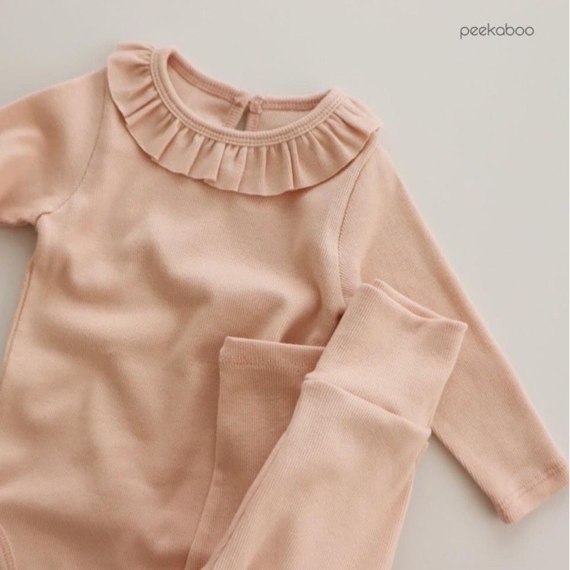 Bộ rời/suit Milky #peekaboo cho bé gái từ 3tháng-4tuổi