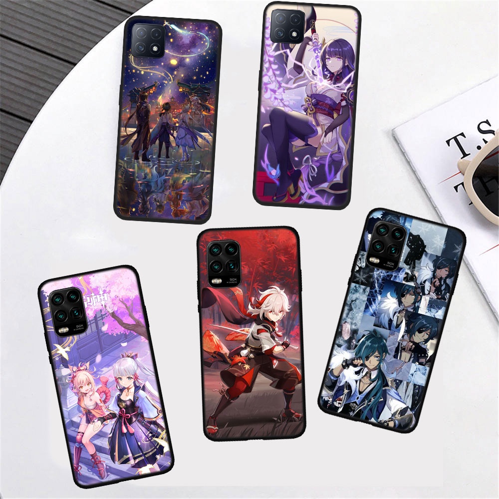 Ốp Điện Thoại Dẻo Họa Tiết Logo Genshin Impact Cho OPPO A93 A92 A91 A72 A54 A53 A52 A32 A31 A15 A15S A8 A1K Ir42