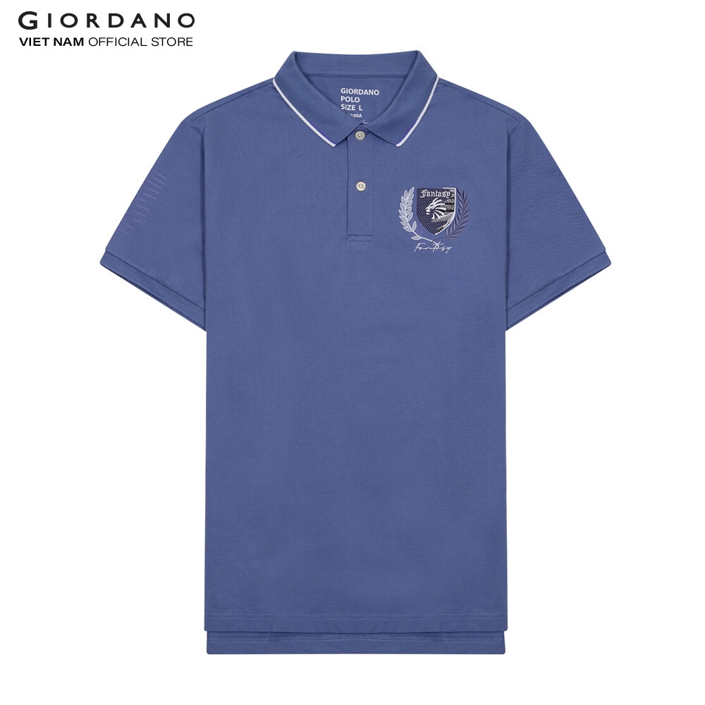 Áo Thun Có Cổ Nam Ngắn Tay Thematic Polo Giordano 01012232