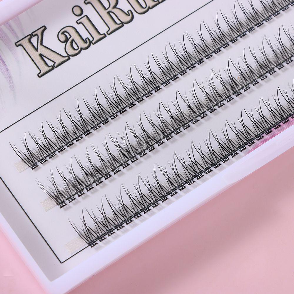 Hộp 60 Cụm Lông Mi Giả Nối Dài Tự Nhiên Lâu Trôi Thời Trang Cho Salon &amp; Nhà Ở